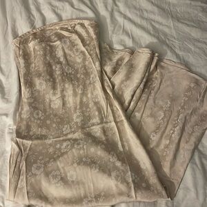 Champagne floral princess Polly maxi dress